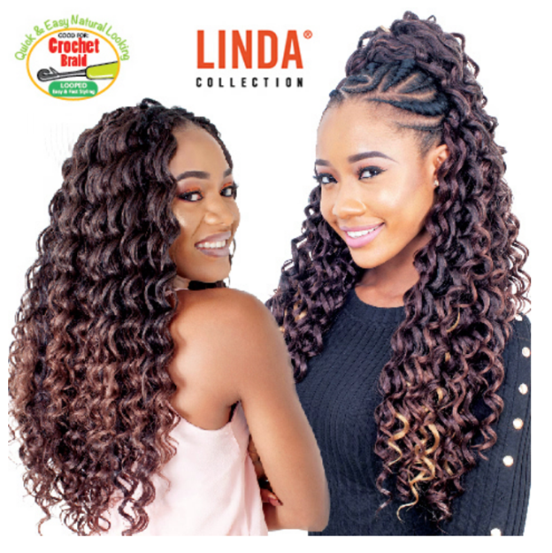 Bahamas Bounce Curl Synthetic Crochet - Linda Collection 24inch