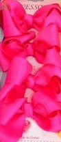 Bow Hair Clip, 5pc