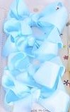 Bow Hair Clip, 5pc