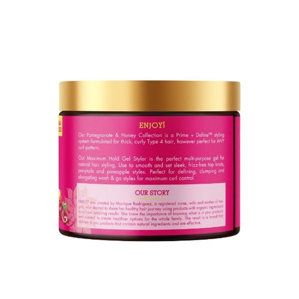 Pomegranate & Honey Maximum Hold Gel Styler by Mielle Organics