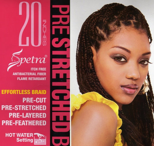 Spetra pre-Stretched Braiding Hair, 20 inch