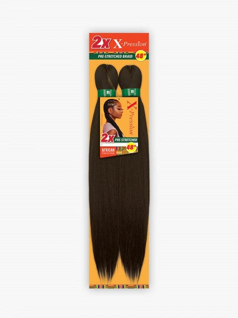 Sensationnel Collection 2X X-Pression Pre-Stretched Braiding Hair 48 inch
