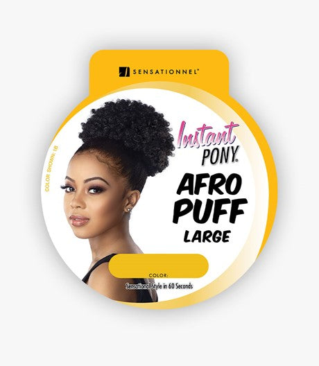 Sensationnel Instant Pony AFRO PUFF, LARGE