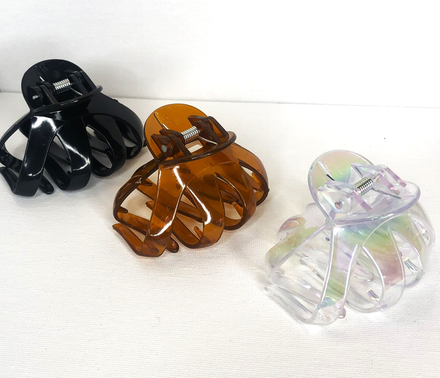 Claw Hair clips - Round, Medium