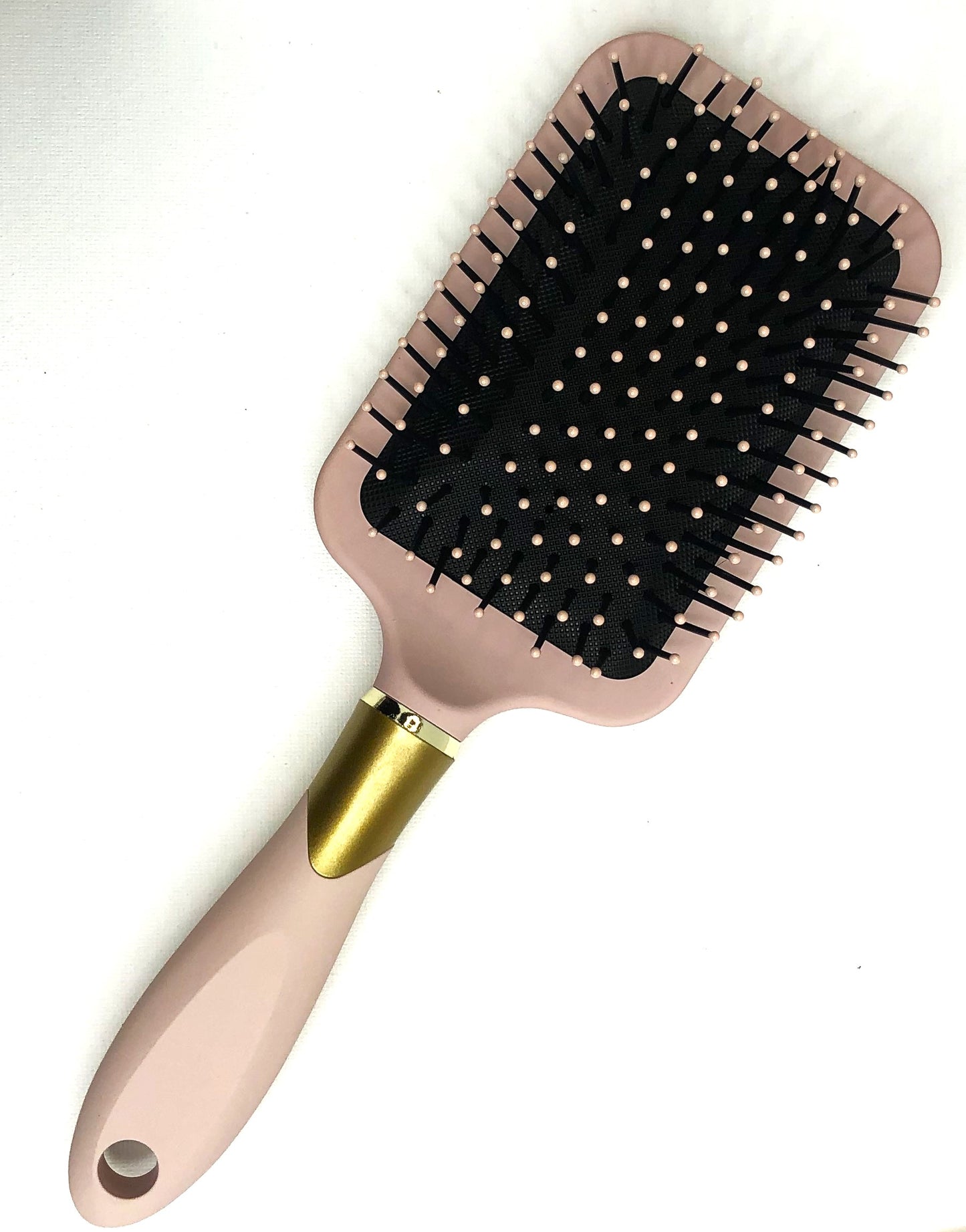 Cushion Paddle style Hair Brush, Rose pink