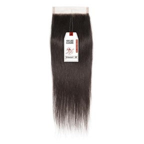 Sensationnel - Bare & Naturels   (B&N) Hh 4 X 4 Straight 10″ Closure-7A Virgin