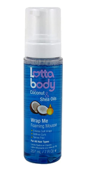 Lotta Body Wrap Me Foaming Mousse Coconut and Shea Oils
