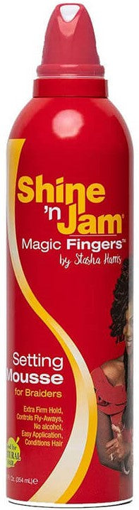 AMPRO SHINE-N-JAM MAGIC FINGERS SETTING FOAM MOUSSE