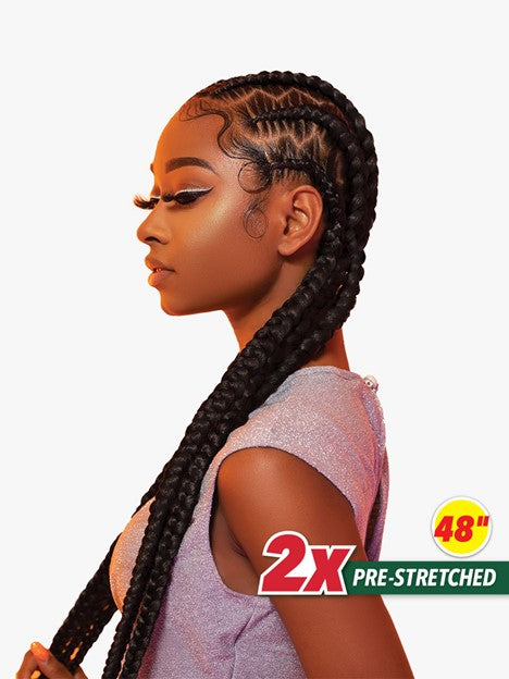 Sensationnel Collection 2X X-Pression Pre-Stretched Braiding Hair 48 inch