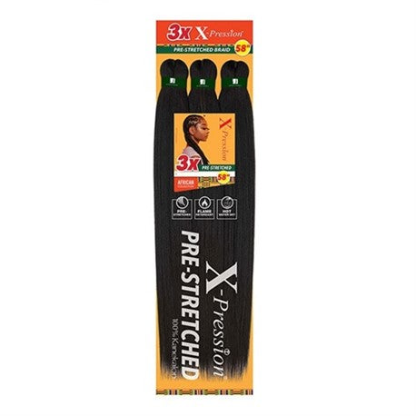 Sensationnel Collection 3X X-Pression Pre-Stretched Braiding Hair 58"