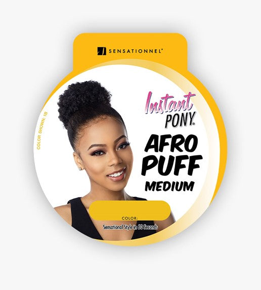 Sensationnel Instant Pony AFRO PUFF, Medium